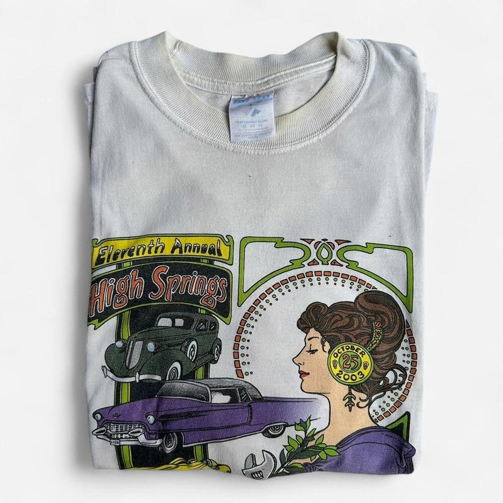 True vintage 2003 car show t shirt